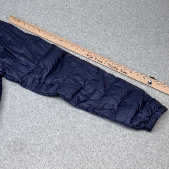 LL BEAN Ultralight 850 Down Jacket Men XXL Carbon Navy Downtek Packable Pertex - Picture 4 of 10